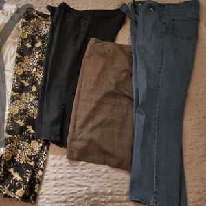 SIX Pair of Size 14 Pants!